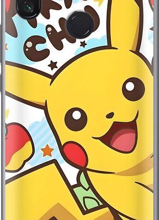 Чехол на xiaomi mi max 3 пикачу 2