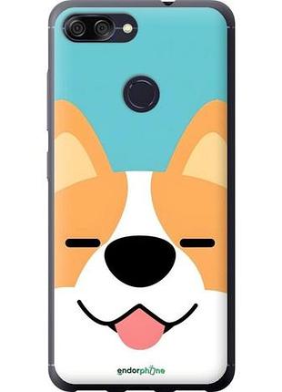 Чехол на asus zenfone max plus m1 zb570tl забавный корги асус зенфон макс плюс м1 зетб570тл