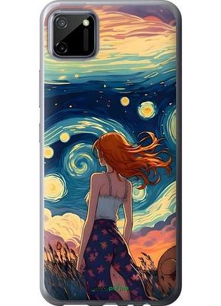 Чохол на realme c11 2020 дівчина арт