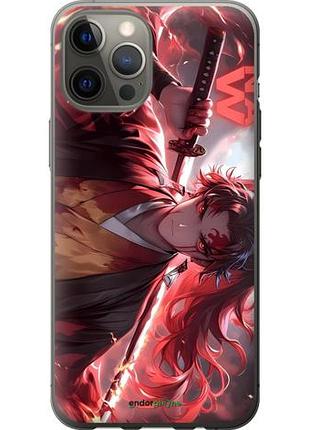 Чехол на iphone 12 pro max аниме самурай айфон 12 про макс