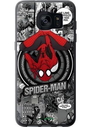 Чехол на samsung galaxy s7 edge g935f человек паук, spiderman самсунг с7 эдж г935ф