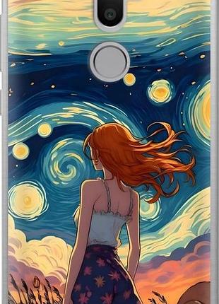 Чохол на xiaomi mi 5s plus дівчина арт