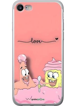 Чехол на iphone 7 спанч боб, sponge bob айфон 7