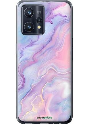 Чехол на realme 9 нежный мрамор риалми 9