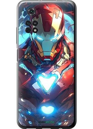 Чехол на xiaomi poco m4 pro железный человек сяоми поко м4 про