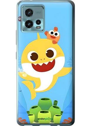 Чехол на motorola g72 бейби шарк
