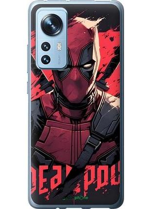 Чехол на xiaomi 12 дэдпул, deadpool сяоми 12