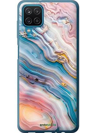 Чехол на samsung galaxy a12 a125f мрамор красивый самсунг а12 а125ф