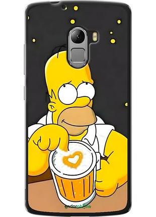 Чехол на lenovo a7010 гомер пиво леново а7010