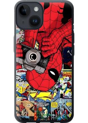 Чехол на iphone 14 человек паук, spiderman 2 айфон 14 2