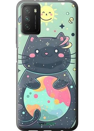 Чохол на xiaomi poco m3 милий котик