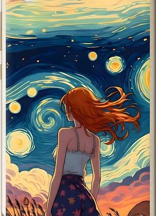 Чохол на huawei y6 ii дівчина арт