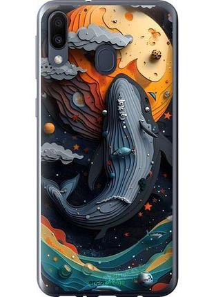 Чехол на samsung galaxy m20 кит в космосе самсунг м20