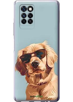 Чохол на infinix note 10 pro пес в окулярах