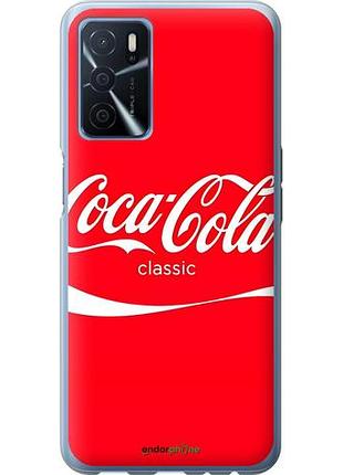 Чехол на oppo a16 кока кола оппо а16