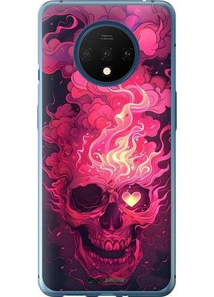 Чехол на oneplus 7t череп арт