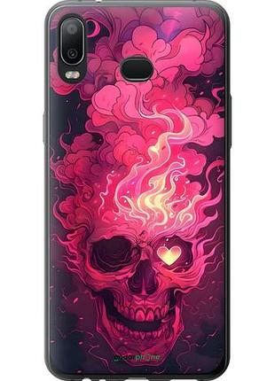 Чохол на samsung galaxy a6s череп арт