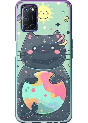 Чехол на oppo a72 милый котик оппо а72
