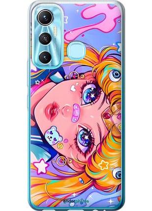 Чехол на infinix hot 11 сейлор мун 4 инфикс хот 11