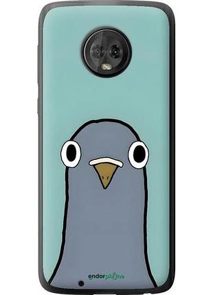 Чехол на motorola moto g6 голубь моторола мото г6