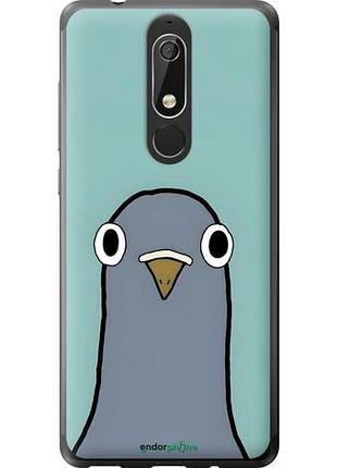 Чехол на nokia 5.1 голубь нокиа 5.1