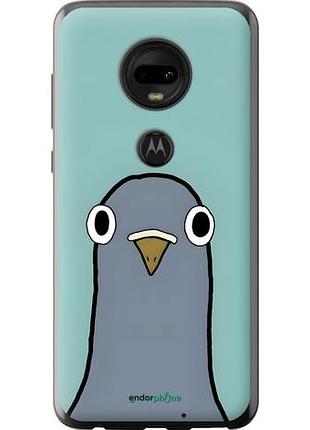 Чехол на motorola moto g7 голубь моторола мото г7
