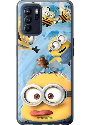 Чехол на oppo reno6 z миньоны оппо рено6 зет