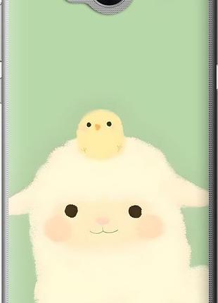 Чехол на huawei y5 2017 барашек и ципленок хуавей у5 2017
