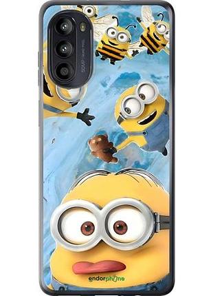 Чохол на motorola moto g52 міньйони