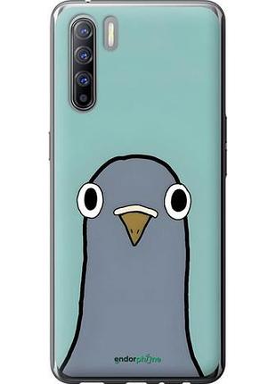 Чехол на oppo reno 3 голубь оппо рено 3