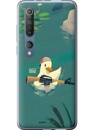 Чехол на xiaomi mi 10 уточка с автоматом сяоми ми 10