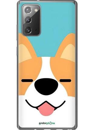 Чехол на samsung galaxy note 20 корги