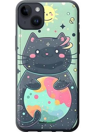 Чохол на iphone 14 plus милий котик