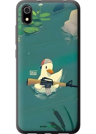 Чехол на xiaomi redmi 7a уточка с автоматом сяоми редми 7а