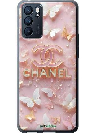 Чехол на oppo reno6 5g шанель оппо рено6 5г