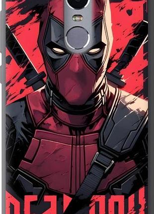 Чехол на xiaomi redmi note 4 дэдпул, deadpool сяоми редми ноут 4