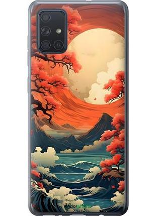 Чехол на samsung galaxy a71 2020 a715f природа японии самсунг а71 2020 а715ф