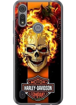 Чехол на motorola e6s харлей девидсон моторола е6с