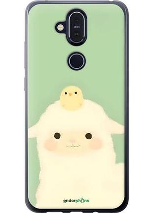 Чехол на nokia 8.1 барашек и ципленок нокиа 8.1