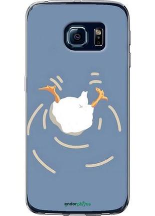 Чохол на samsung galaxy s6 edge g925f гусак пірнає