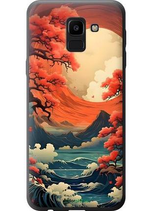 Чехол на samsung galaxy j6 2018 природа японии самсунг й6 2018