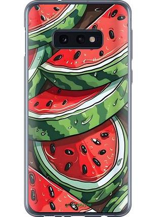 Чехол на samsung galaxy s10e арбуз самсунг с10e