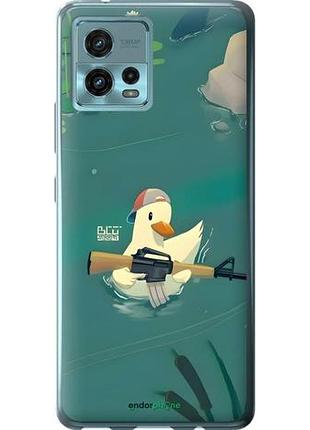 Чехол на motorola g72 уточка с автоматом моторола г72