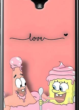 Чехол на lenovo a536 спанч боб, sponge bob леново а536
