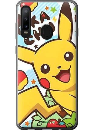 Чехол на samsung galaxy a8s пикачу 2 самсунг а8с2