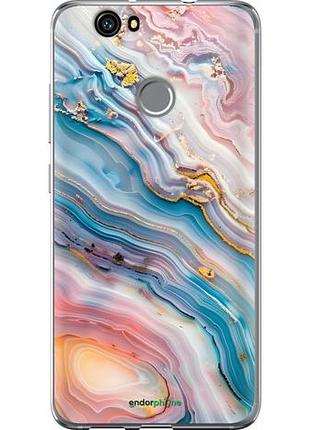 Чохол на huawei nova мармур красивий