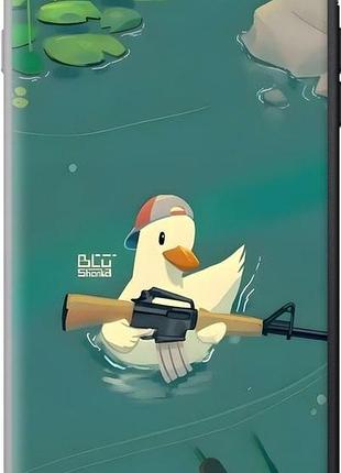 Чехол на iphone 7 plus уточка с автоматом айфон 7 плюс