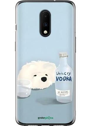 Чехол на oneplus 7 пес водка 1+ 7