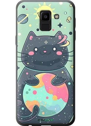 Чохол на samsung galaxy j6 2018 милий котик