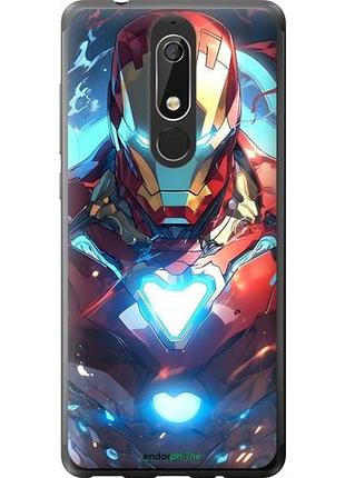 Чехол на nokia 5.1 железный человек нокиа 5.1